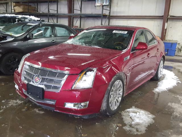 1G6DS5EV0A0137926 - 2010 CADILLAC CTS PREMIU RED photo 2