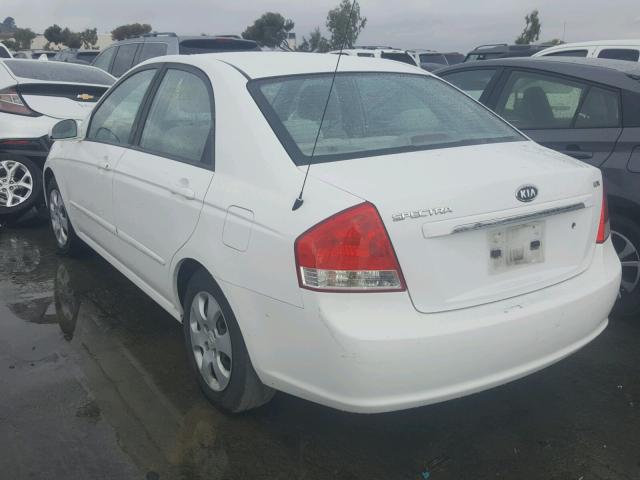 KNAFE122X75460535 - 2007 KIA SPECTRA EX WHITE photo 3