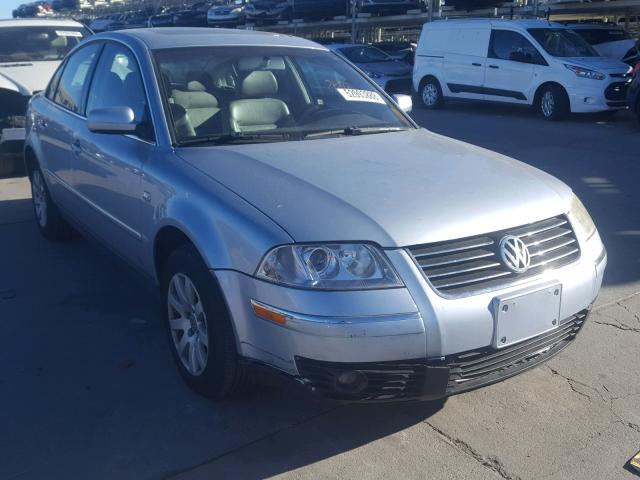 WVWPD63B53P398109 - 2003 VOLKSWAGEN PASSAT GLS BLUE photo 1