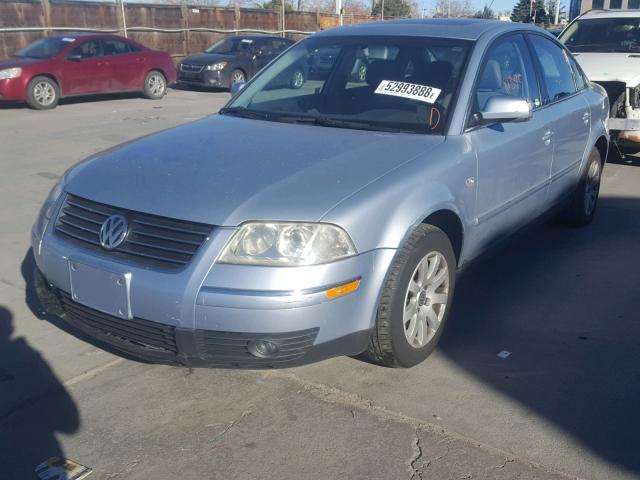 WVWPD63B53P398109 - 2003 VOLKSWAGEN PASSAT GLS BLUE photo 2