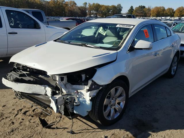 1G4GC5ED4BF291239 - 2011 BUICK LACROSSE C WHITE photo 2