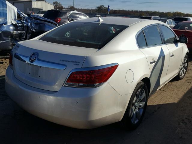 1G4GC5ED4BF291239 - 2011 BUICK LACROSSE C WHITE photo 4