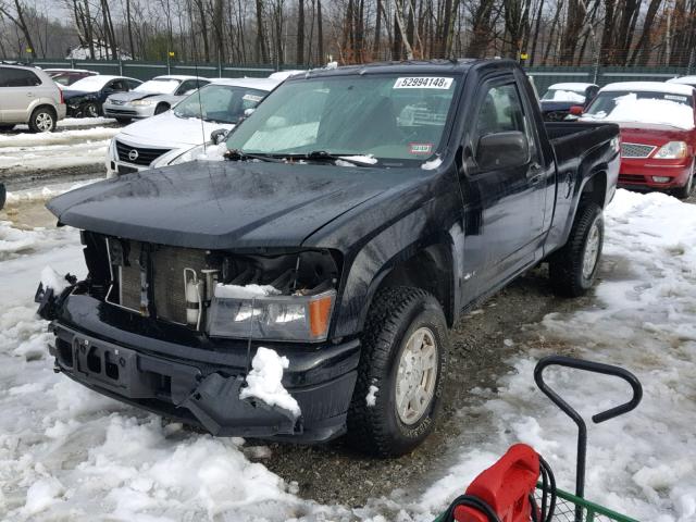 1GCDT24EX88222908 - 2008 CHEVROLET COLORADO L BLACK photo 2