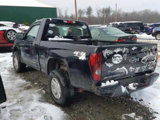 1GCDT24EX88222908 - 2008 CHEVROLET COLORADO L BLACK photo 3