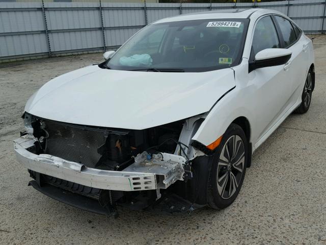 2HGFC1F74HH647876 - 2017 HONDA CIVIC EXL WHITE photo 2