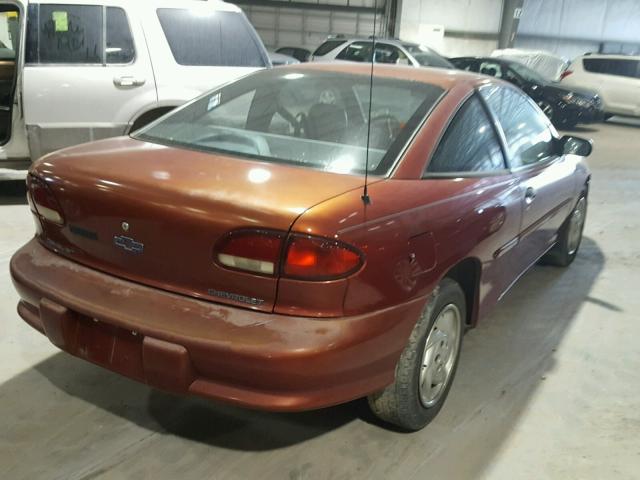 1G1JC1247W7261023 - 1998 CHEVROLET CAVALIER B RED photo 4