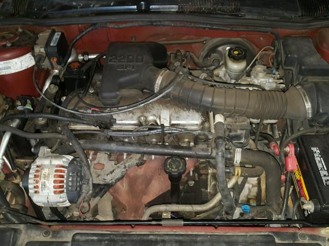 1G1JC1247W7261023 - 1998 CHEVROLET CAVALIER B RED photo 7