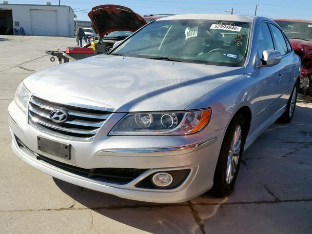 KMHFC4DF4BA540385 - 2011 HYUNDAI AZERA GLS SILVER photo 2