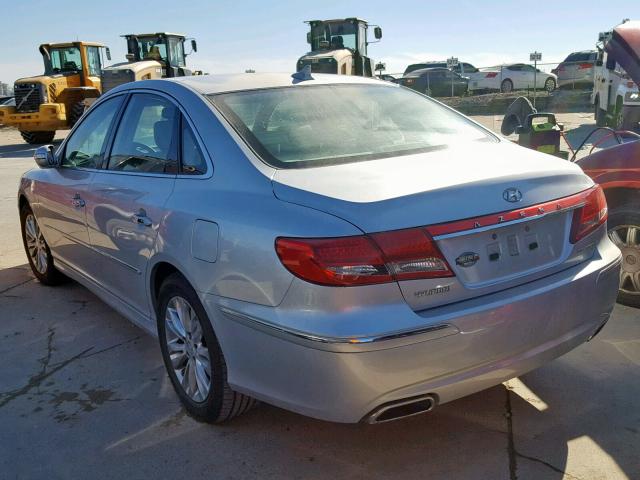 KMHFC4DF4BA540385 - 2011 HYUNDAI AZERA GLS SILVER photo 3