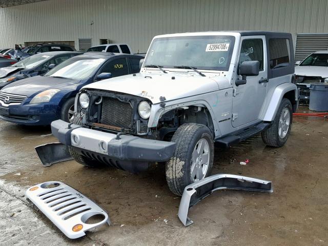 1J4GA5D11AL107256 - 2010 JEEP WRANGLER S SILVER photo 2