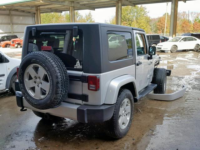 1J4GA5D11AL107256 - 2010 JEEP WRANGLER S SILVER photo 4