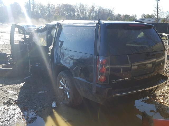 1GKFK668X8J136778 - 2008 GMC YUKON XL D BLACK photo 3