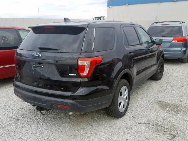 1FM5K8AR1JGB68939 - 2018 FORD EXPLORER P BLACK photo 4