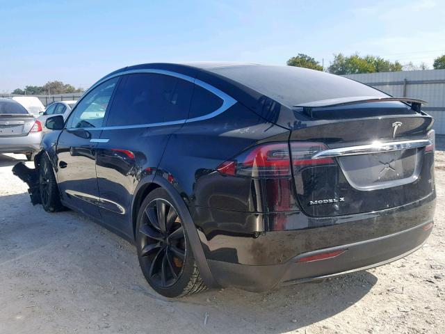 5YJXCAE27GF004337 - 2016 TESLA MODEL X BLACK photo 3