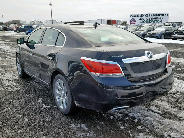 1G4GE5ED8BF325452 - 2011 BUICK LACROSSE C BLACK photo 3