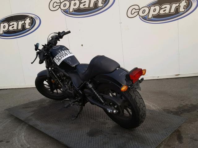 MLHPC5619J5100277 - 2018 HONDA CMX500 BLACK photo 3