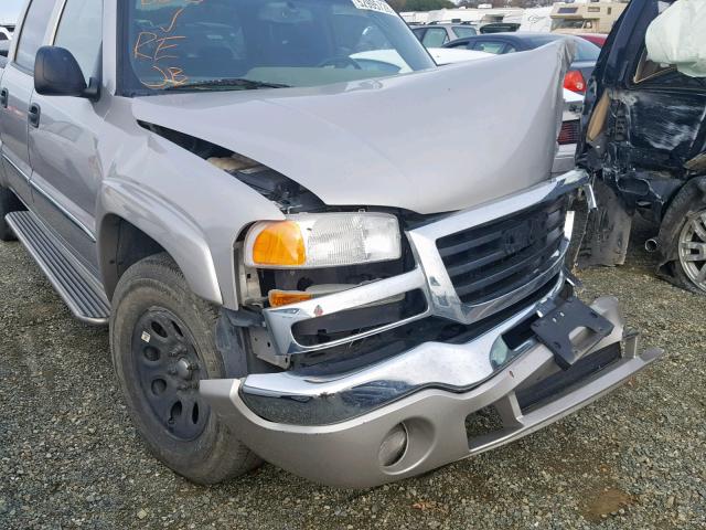 2GTEK13T161136081 - 2006 GMC NEW SIERRA GRAY photo 10