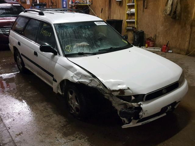 4S3BK4353V6306177 - 1997 SUBARU LEGACY L WHITE photo 1