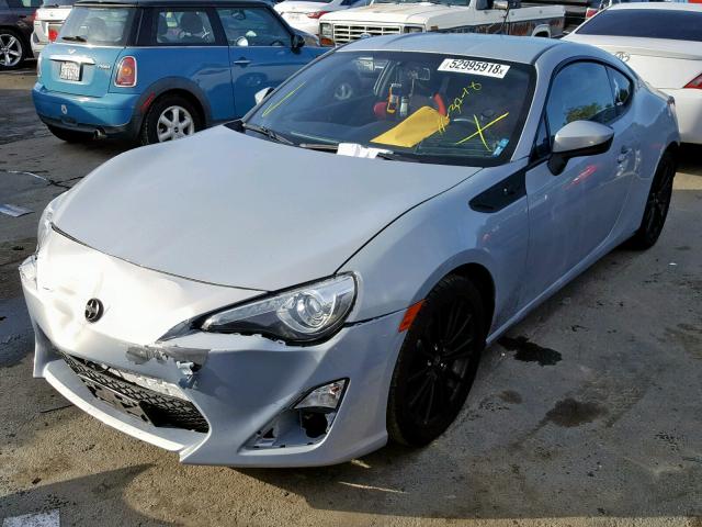 JF1ZNAA17D2729991 - 2013 TOYOTA SCION FR-S GRAY photo 2