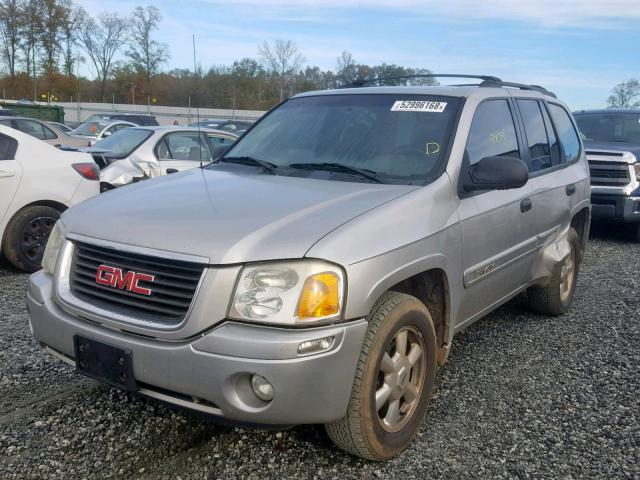 1GKDT13S742443952 - 2004 GMC ENVOY SILVER photo 2