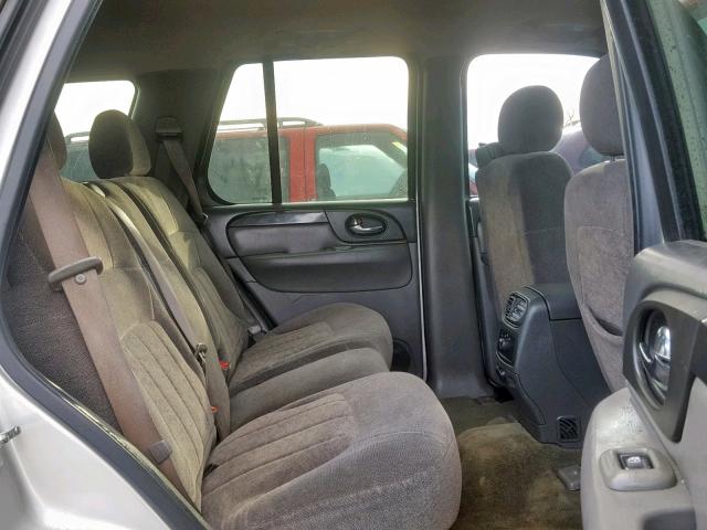 1GKDT13S742443952 - 2004 GMC ENVOY SILVER photo 6