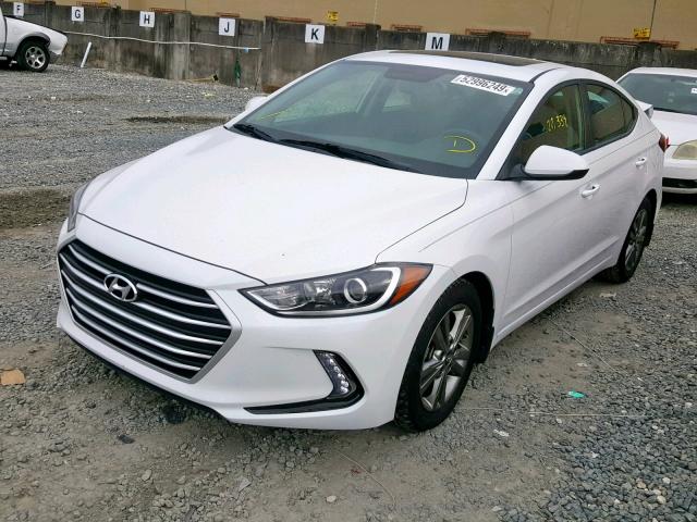 5NPD84LF1JH231155 - 2018 HYUNDAI ELANTRA SE WHITE photo 2