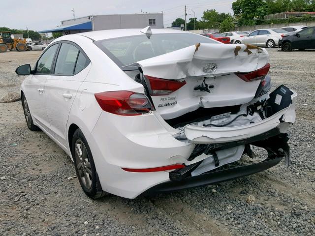 5NPD84LF1JH231155 - 2018 HYUNDAI ELANTRA SE WHITE photo 3