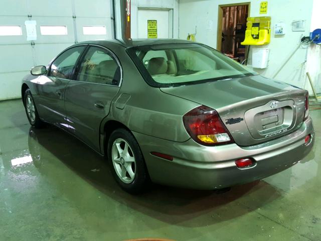 1G3GR64H714106866 - 2001 OLDSMOBILE AURORA GRAY photo 3