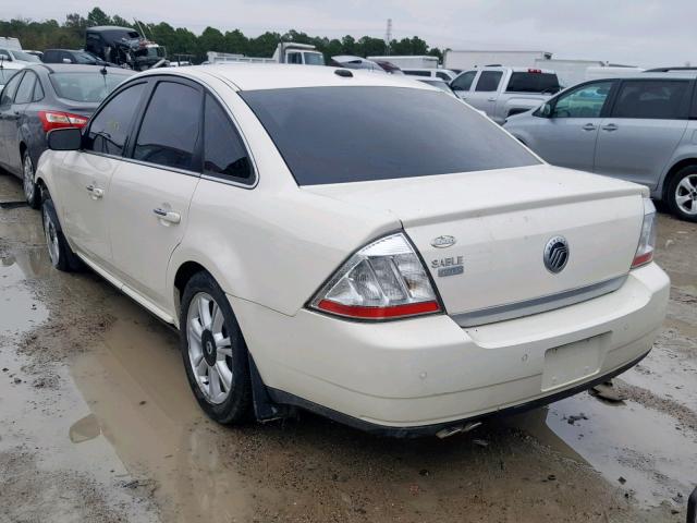 1MEHM42W59G611063 - 2009 MERCURY SABLE PREM WHITE photo 3