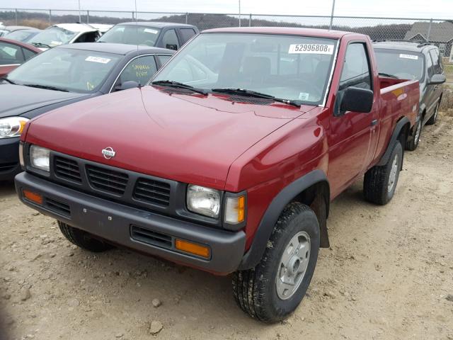 1N6SD11Y6VC303651 - 1997 NISSAN TRUCK XE BURGUNDY photo 2