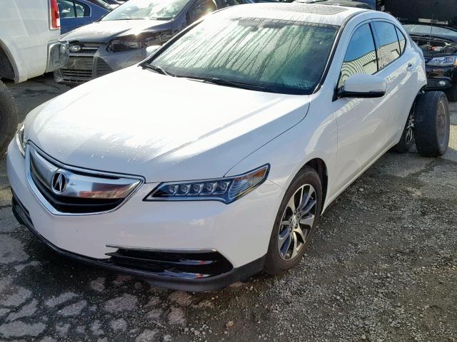 19UUB1F36GA008418 - 2016 ACURA TLX WHITE photo 2