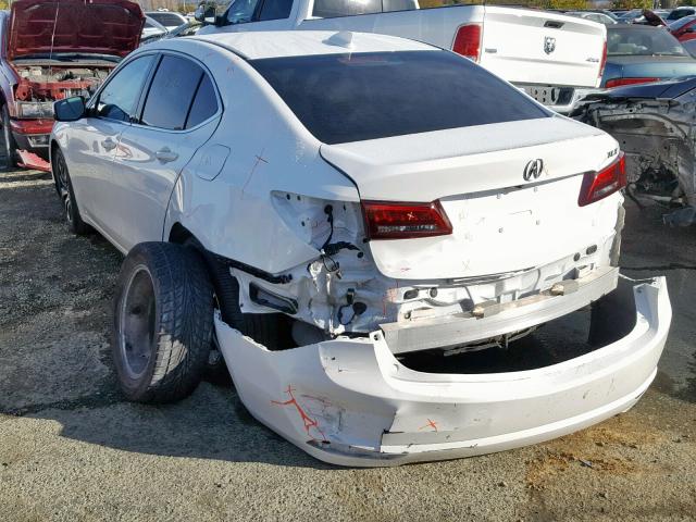 19UUB1F36GA008418 - 2016 ACURA TLX WHITE photo 3