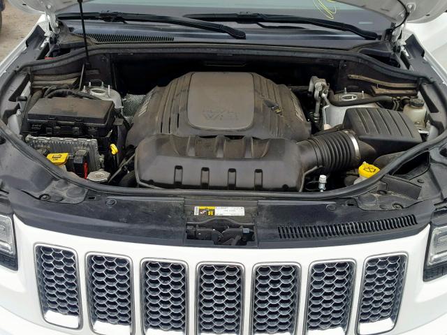 1C4RJEJT3FC629947 - 2015 JEEP GRAND CHER WHITE photo 7