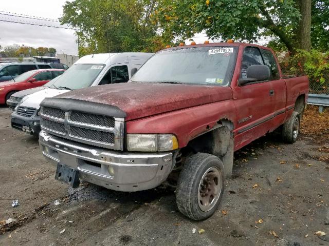 3B7KF22Z8WG105419 - 1998 DODGE RAM 2500 RED photo 2