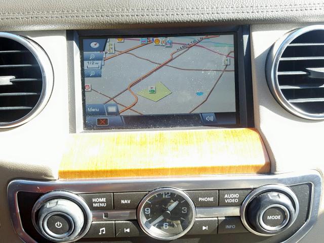 SALAK2D44AA524215 - 2010 LAND ROVER LR4 HSE LU GRAY photo 9