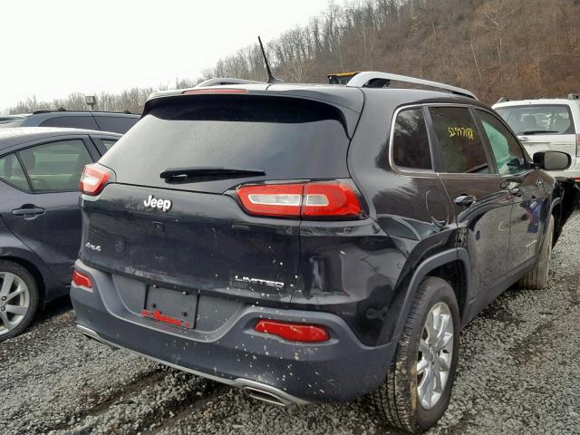 1C4PJMDS5FW687867 - 2015 JEEP CHEROKEE L BLACK photo 4