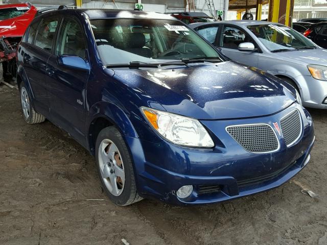 5Y2SL63805Z443577 - 2005 PONTIAC VIBE BLUE photo 1