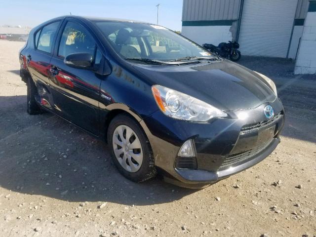 JTDKDTB34D1537931 - 2013 TOYOTA PRIUS C BLACK photo 1