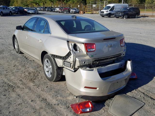 1G11B5SL4FF232246 - 2015 CHEVROLET MALIBU LS BEIGE photo 3