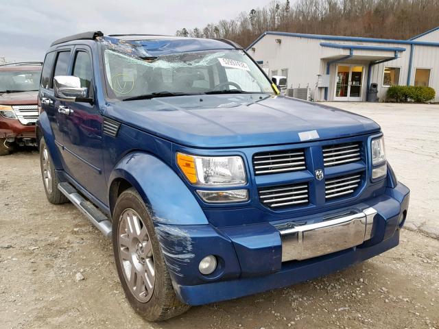 1D8GU58X69W526839 - 2009 DODGE NITRO R/T BLUE photo 1