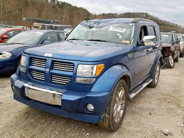 1D8GU58X69W526839 - 2009 DODGE NITRO R/T BLUE photo 2