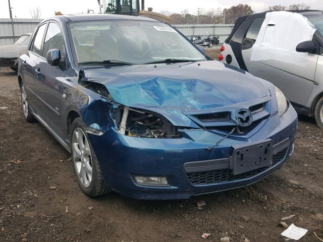 JM1BK143471660169 - 2007 MAZDA 3 HATCHBAC BLUE photo 1