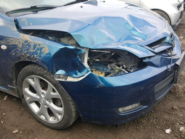 JM1BK143471660169 - 2007 MAZDA 3 HATCHBAC BLUE photo 9