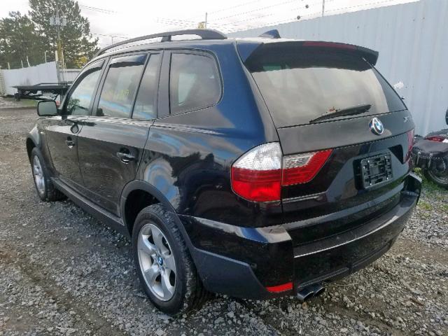 WBXPC934X8WJ22823 - 2008 BMW X3 3.0SI BLACK photo 3