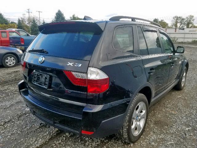 WBXPC934X8WJ22823 - 2008 BMW X3 3.0SI BLACK photo 4