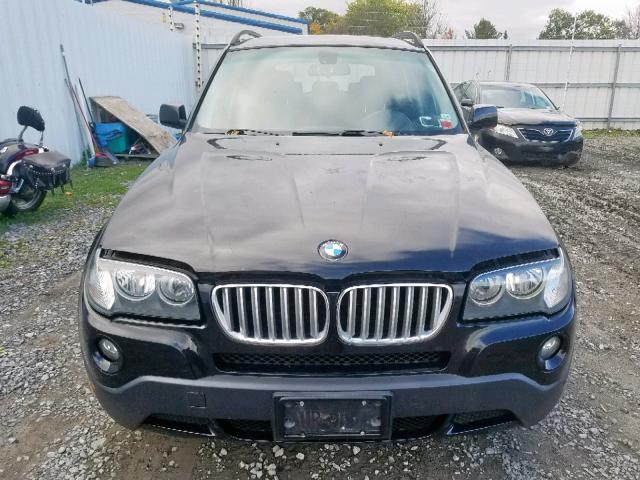 WBXPC934X8WJ22823 - 2008 BMW X3 3.0SI BLACK photo 9