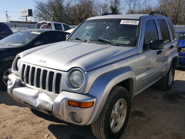 1J4GK58K52W286336 - 2002 JEEP LIBERTY LI SILVER photo 2