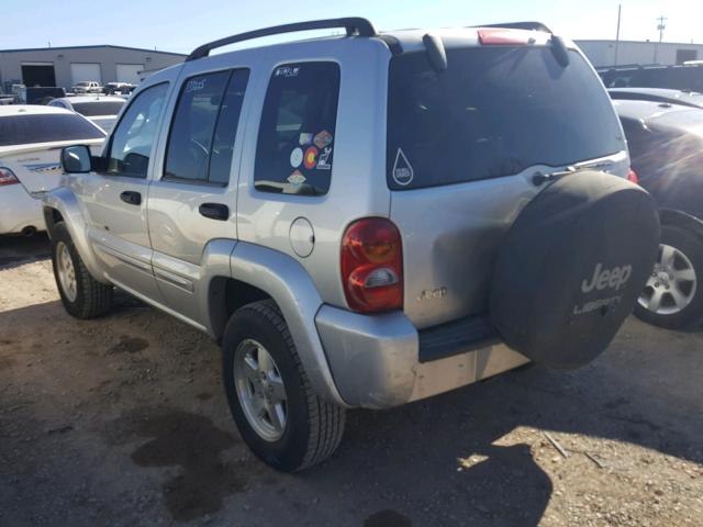 1J4GK58K52W286336 - 2002 JEEP LIBERTY LI SILVER photo 3