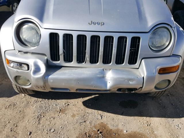 1J4GK58K52W286336 - 2002 JEEP LIBERTY LI SILVER photo 9