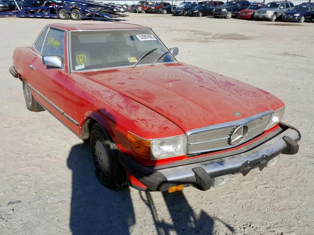 WDBBA45A6CB010599 - 1982 MERCEDES-BENZ 380 SL RED photo 1